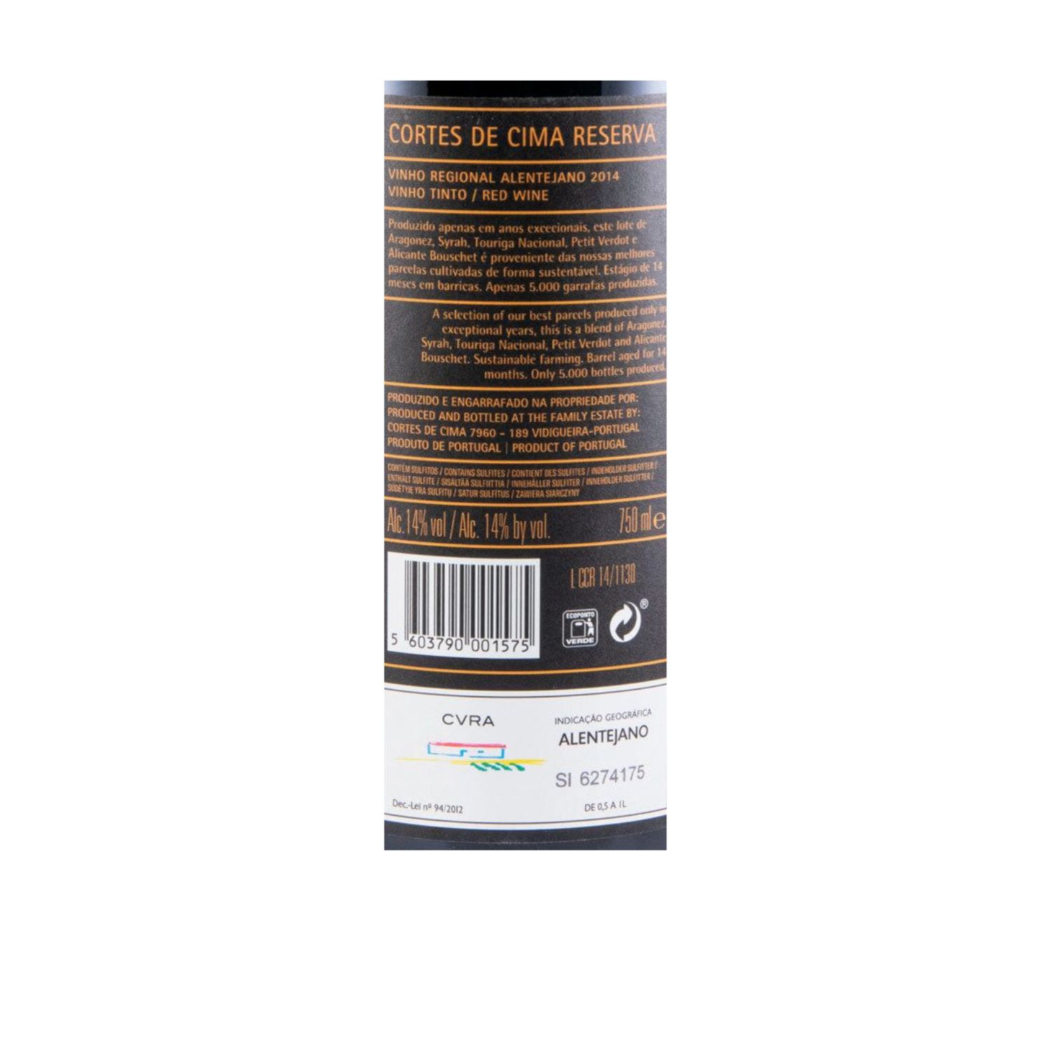cortes de cima reserva tinto 2014 cortes-de-cima-reserva-tinto-2014-