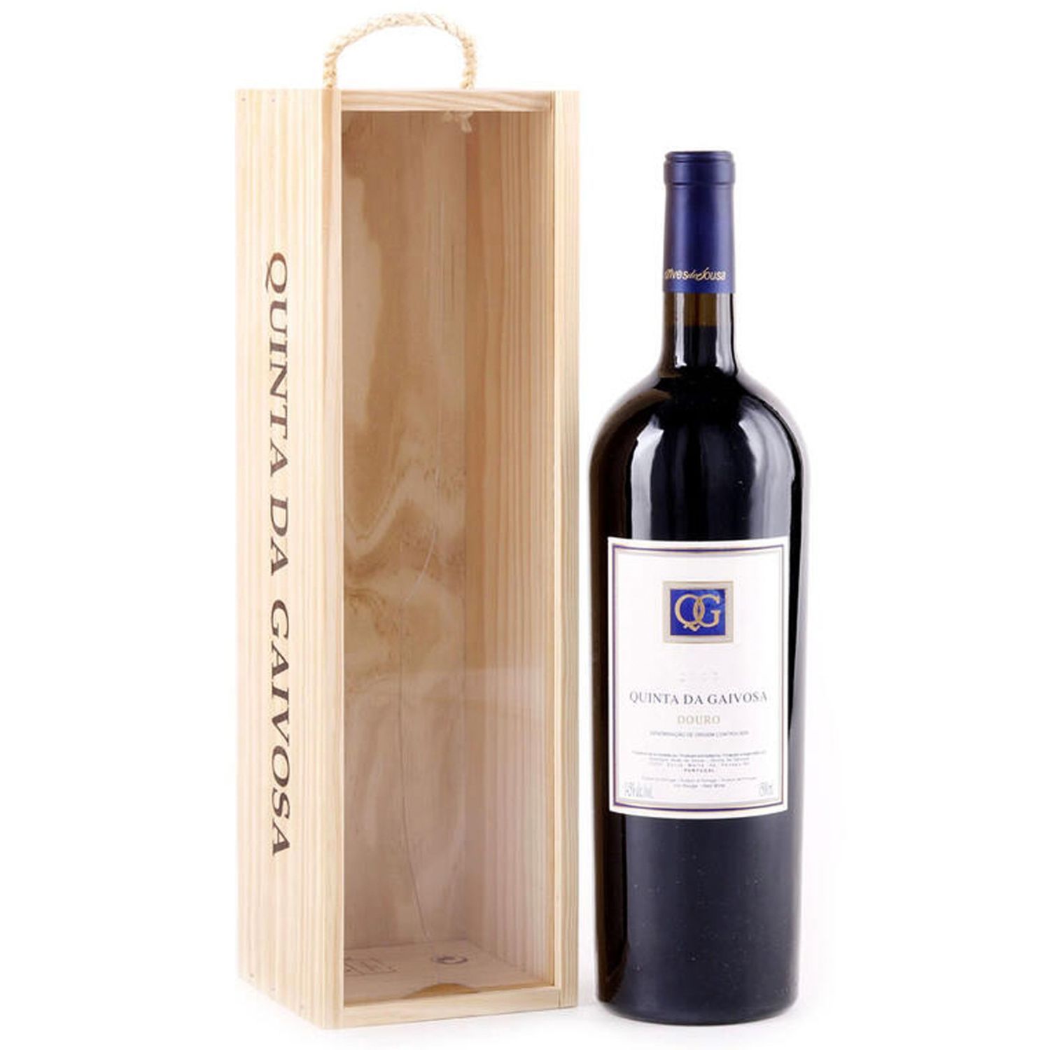 Vinho Tinto Quinta da Gaivosa Magnum tinto em caixa de madeira