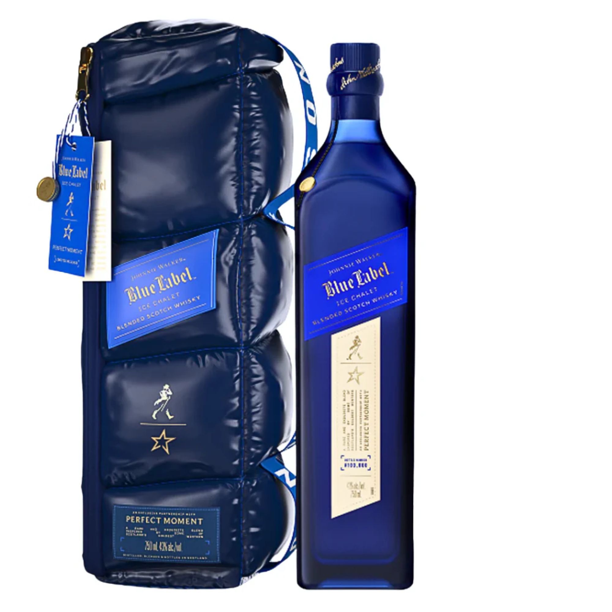 Whisky-johnnie-Walker-Blue-Label-Ice Chalet-70Cl-43%