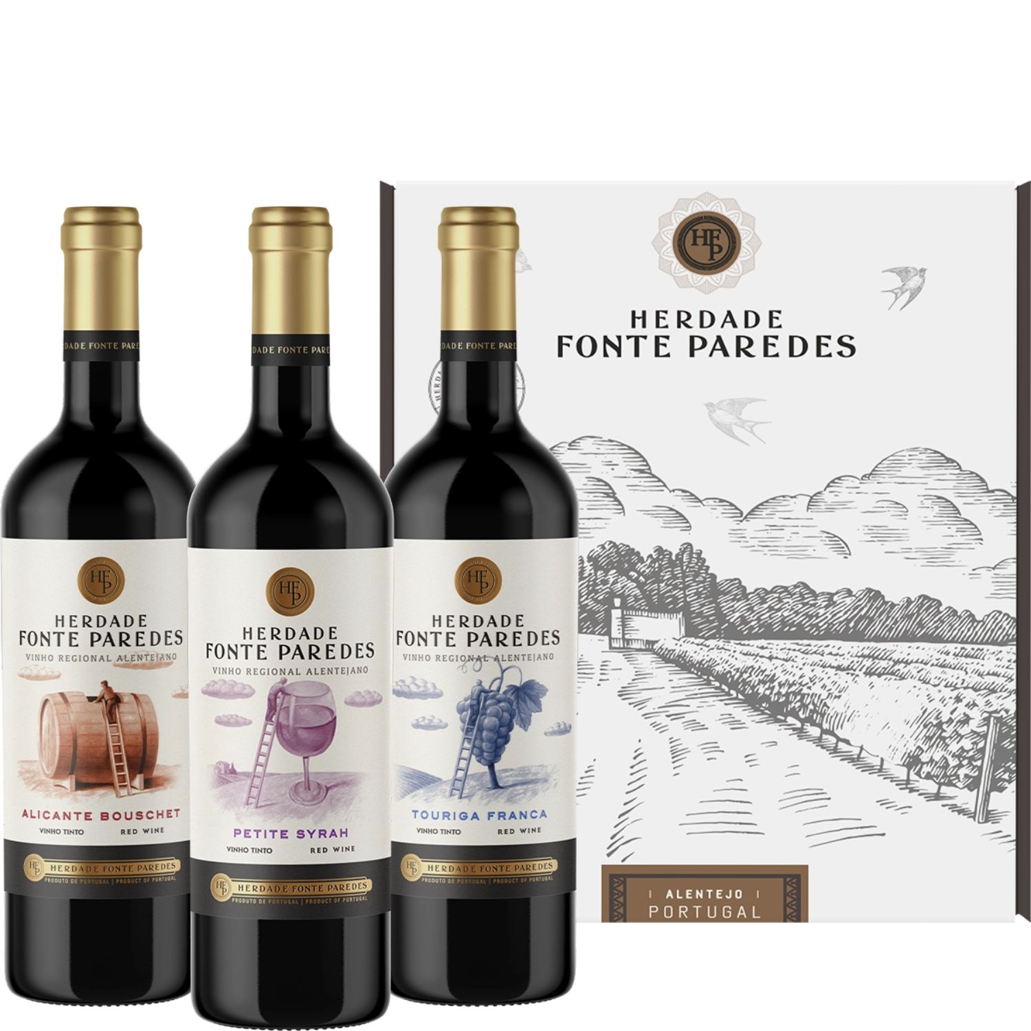 HERDADE-FONTE-PAREDES-Monocastas Pack 3 garrafas
